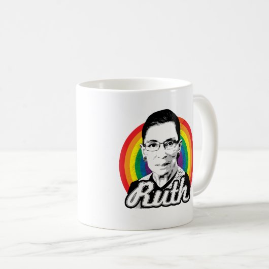 Rainbow Ruth - LGBT-Politik - Kaffeetasse (VorderseiteRechts)