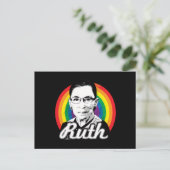 Rainbow Ruth - LGBT-Politik - Postkarte (Stehend Vorderseite)