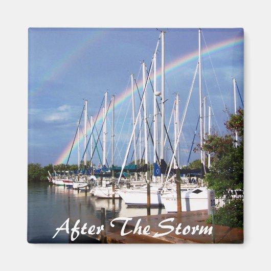 Rainbow Sailing Magnet (Vorne)