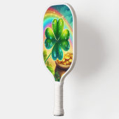 Rainbow Saint Patrick's Day Klee Pickleball Schläger (Links)