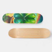 Rainbow Saint Patrick's Day Klee Skateboard (Horizontal)