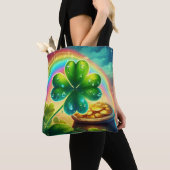 Rainbow Saint Patrick's Day Klee Tasche (Von Nahem)