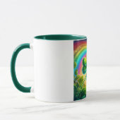 Rainbow Saint Patrick's Day Klee Tasse (Links)
