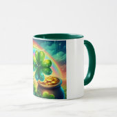 Rainbow Saint Patrick's Day Klee Tasse (VorderseiteRechts)
