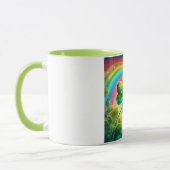 Rainbow Saint Patrick's Day Klee Tasse (Links)