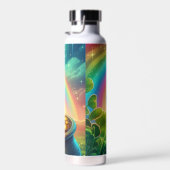 Rainbow Saint Patrick's Day Klee Trinkflasche (Rechts)