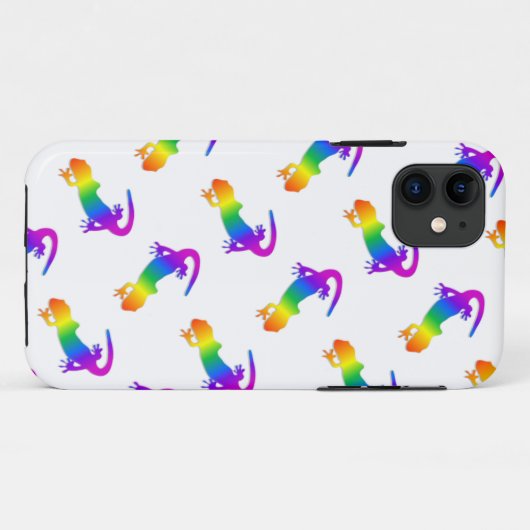 Rainbow Salamander Case-Mate iPhone Hülle (Rückseite (Horizontal))