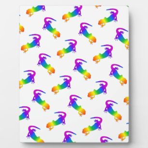 Rainbow Salamander Fotoplatte