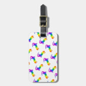 Rainbow Salamander Gepäckanhänger (Vorderseite vertikal)