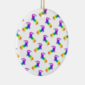 Rainbow Salamander Keramik Ornament (Rechts)