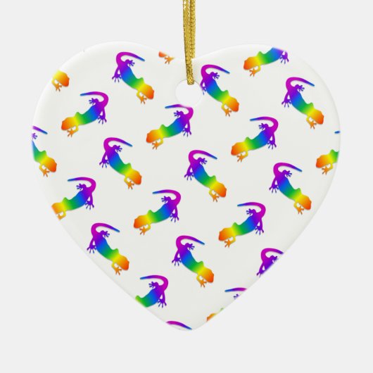 Rainbow Salamander Keramikornament (Vorne)