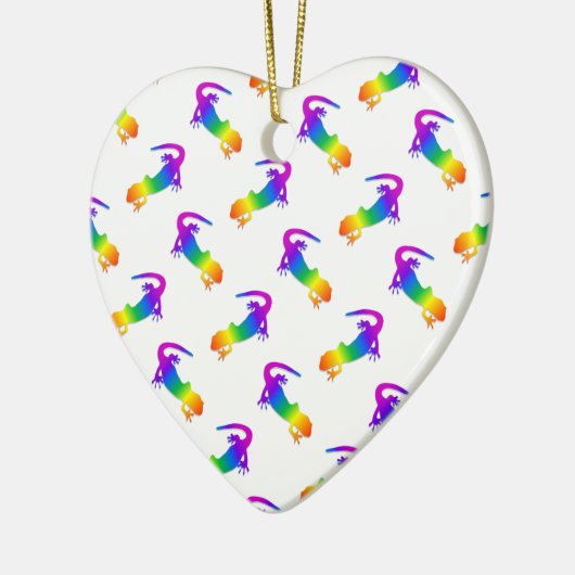 Rainbow Salamander Keramikornament (Links)