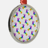 Rainbow Salamander Ornament Aus Metall (Rechts)