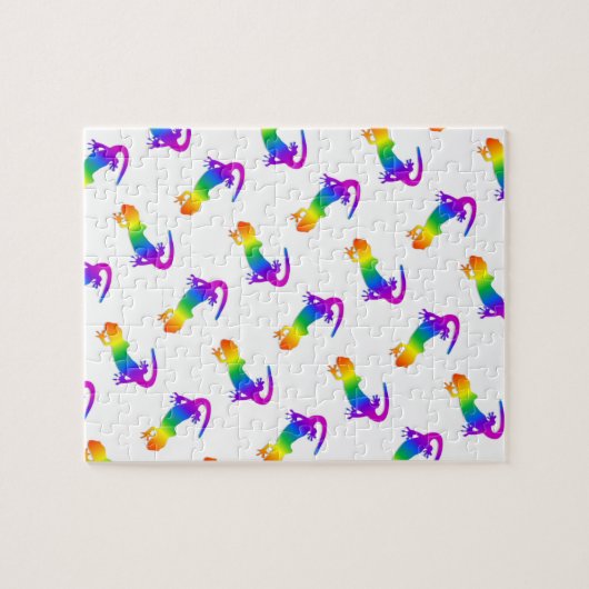 Rainbow Salamander Puzzle (Horizontal)