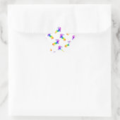 Rainbow Salamander Stern-Aufkleber (Tasche)