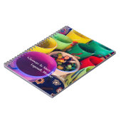 RAINBOW-SAMMLUNG VON KLEINEN GLASSEN AUS LagunaB, Notizblock (Linke Seite)