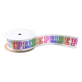 Rainbow Satin PRIDE Ribbon Satinband