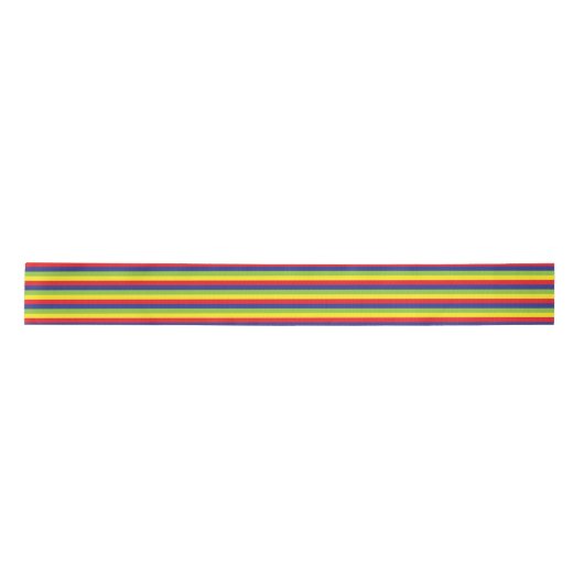Rainbow Satin Ribbon Satinband (Vorderseite)