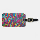 Rainbow-Scales Abstrakt Gepäckanhänger (Vorderseite horizontal)