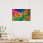 Rainbow-Scales-Poster Poster (Küche)