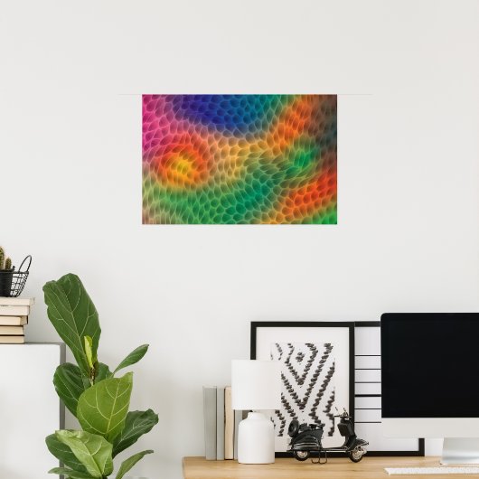 Rainbow-Scales-Poster Poster (Heimbüro)