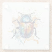 Rainbow Scarab Glasuntersetzer (Rückseite)