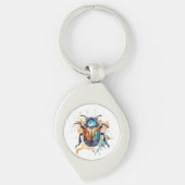 Rainbow Scarab Schlüsselanhänger (Vorderseite)
