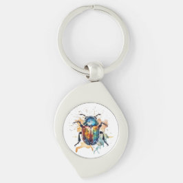 Rainbow Scarab Schlüsselanhänger