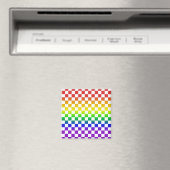Rainbow Schachbretts Magnet 01 (In Situ (Geschirrspüler))