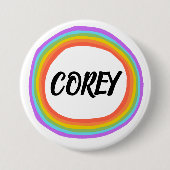 Rainbow-Schaltknopf Button (Vorderseite)