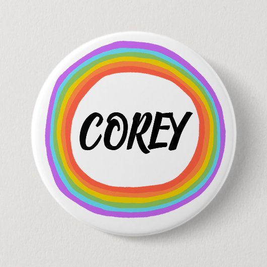 Rainbow-Schaltknopf Button (Vorderseite)