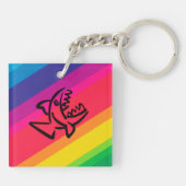 Rainbow Schlüsselanhänger (Rückseite)