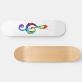 Rainbow-Schlüsselbund Skateboard (Horizontal)