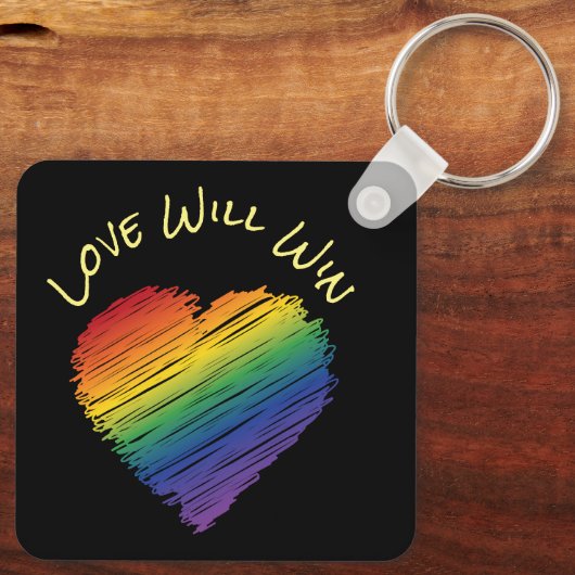 Rainbow-Schlüsselkette Schlüsselanhänger (Rückseite)