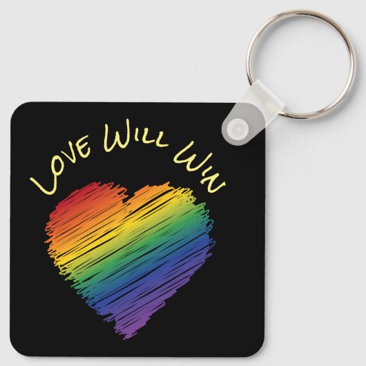 Rainbow-Schlüsselkette Schlüsselanhänger (Rückseite)