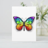 Rainbow-Schmetterling Monarch Ankündigung (Stehend Vorderseite)