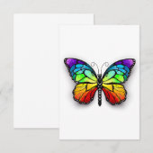 Rainbow-Schmetterling Monarch Ankündigung (Vorne/Hinten)