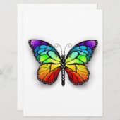 Rainbow-Schmetterling Monarch Ankündigung (Vorne/Hinten)