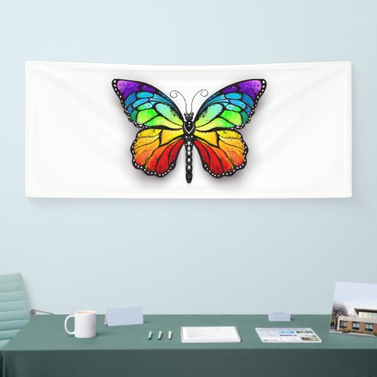 Rainbow-Schmetterling Monarch Banner (Messe)