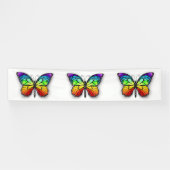 Rainbow-Schmetterling Monarch Banner (Horizontal)