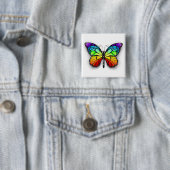 Rainbow-Schmetterling Monarch Button (Beispiel)