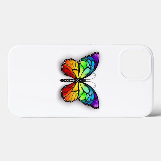 Rainbow-Schmetterling Monarch Case-Mate iPhone Hülle (Rückseite (Horizontal))
