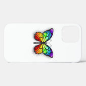 Rainbow-Schmetterling Monarch Case-Mate iPhone Hülle (Rückseite (Horizontal))