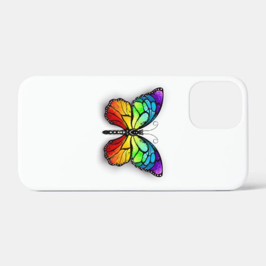 Rainbow-Schmetterling Monarch Case-Mate iPhone Hülle (Rückseite (Horizontal))