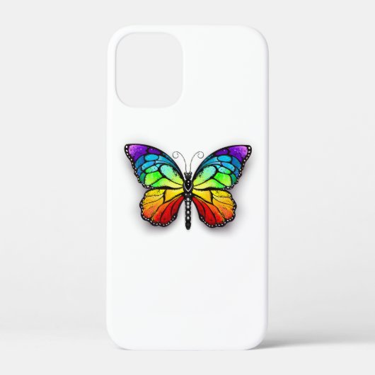 Rainbow-Schmetterling Monarch Case-Mate iPhone Hülle (Rückseite)