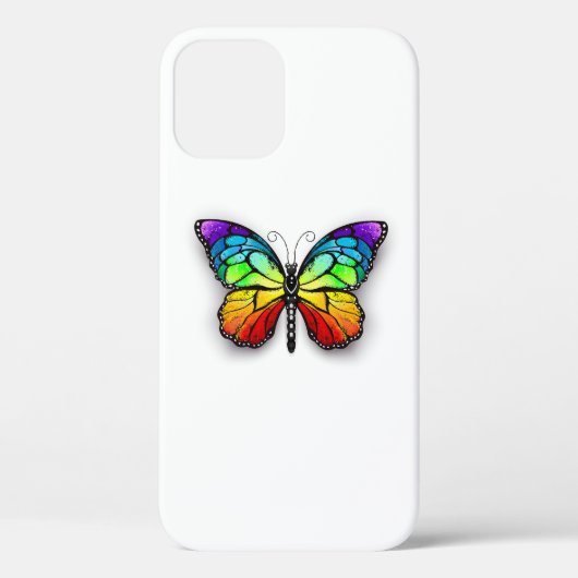 Rainbow-Schmetterling Monarch Case-Mate iPhone Hülle (Rückseite)