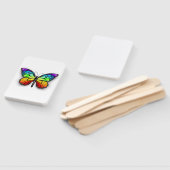 Rainbow-Schmetterling Monarch Fächer (Non-assembled)