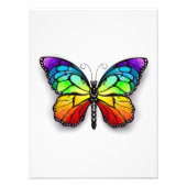 Rainbow-Schmetterling Monarch Fotodruck (Vorne)