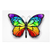 Rainbow-Schmetterling Monarch Fotodruck (Vorne)