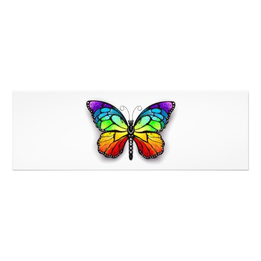 Rainbow-Schmetterling Monarch Fotodruck (Vorne)